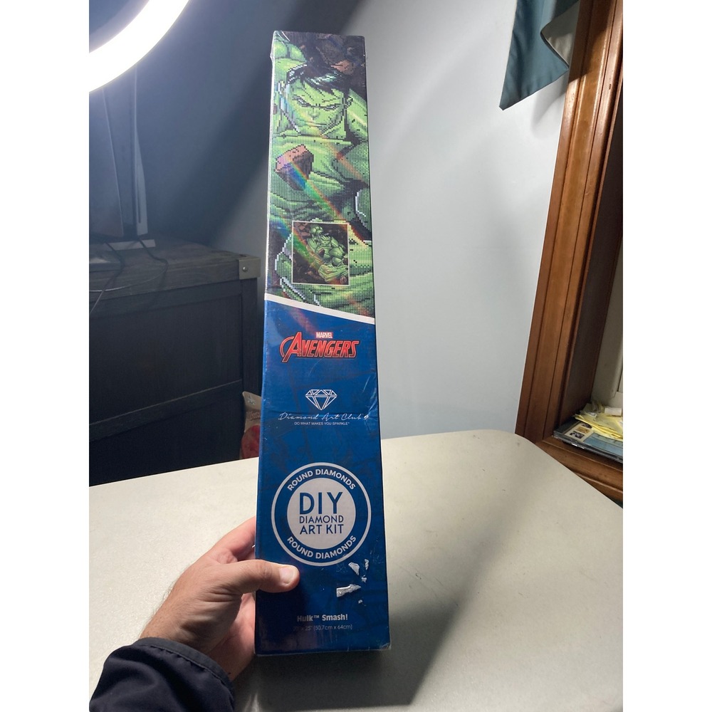 Diamond Art Club Marvel Avengers Hulk Smash DIY Diamond Art Kit DAC-5640R-AB
